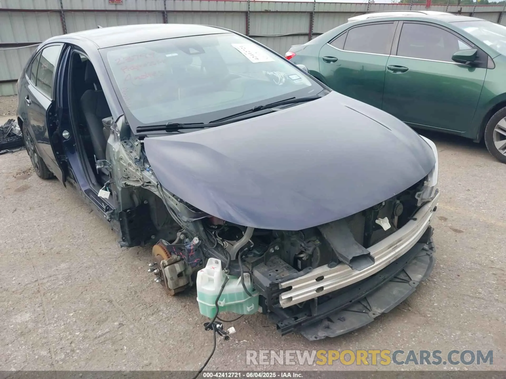 1 Photograph of a damaged car JTDEPMAE6MJ157230 TOYOTA COROLLA 2021
