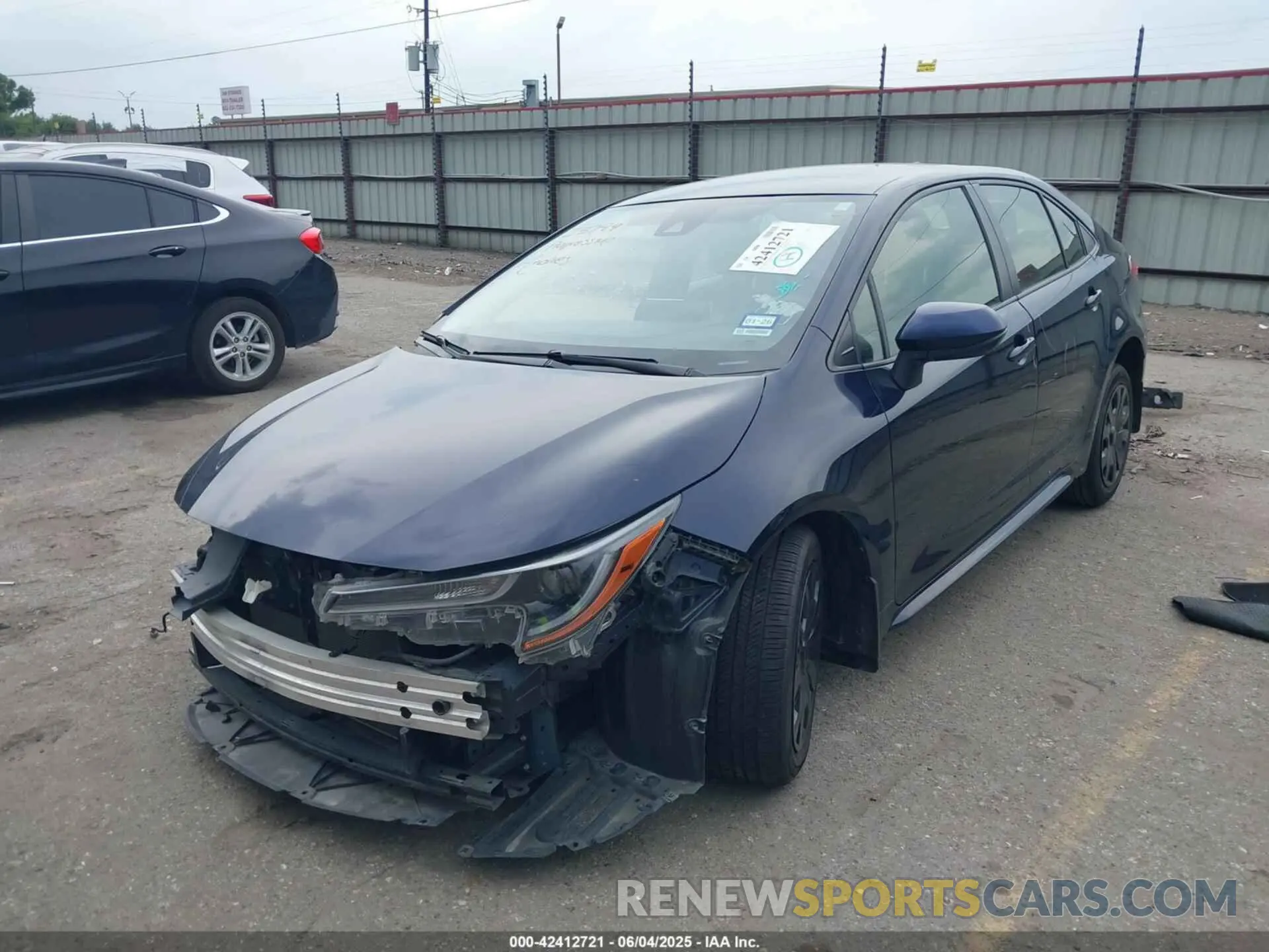 12 Photograph of a damaged car JTDEPMAE6MJ157230 TOYOTA COROLLA 2021