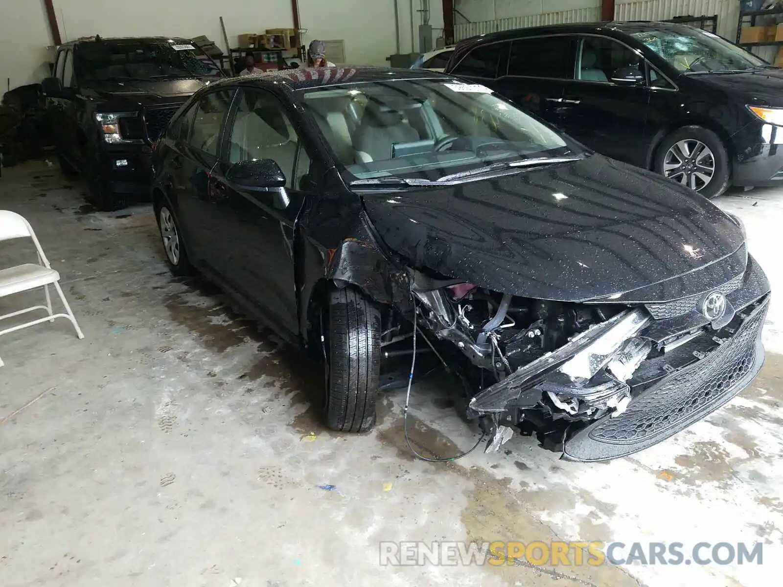 1 Photograph of a damaged car JTDEPMAE6MJ158118 TOYOTA COROLLA 2021