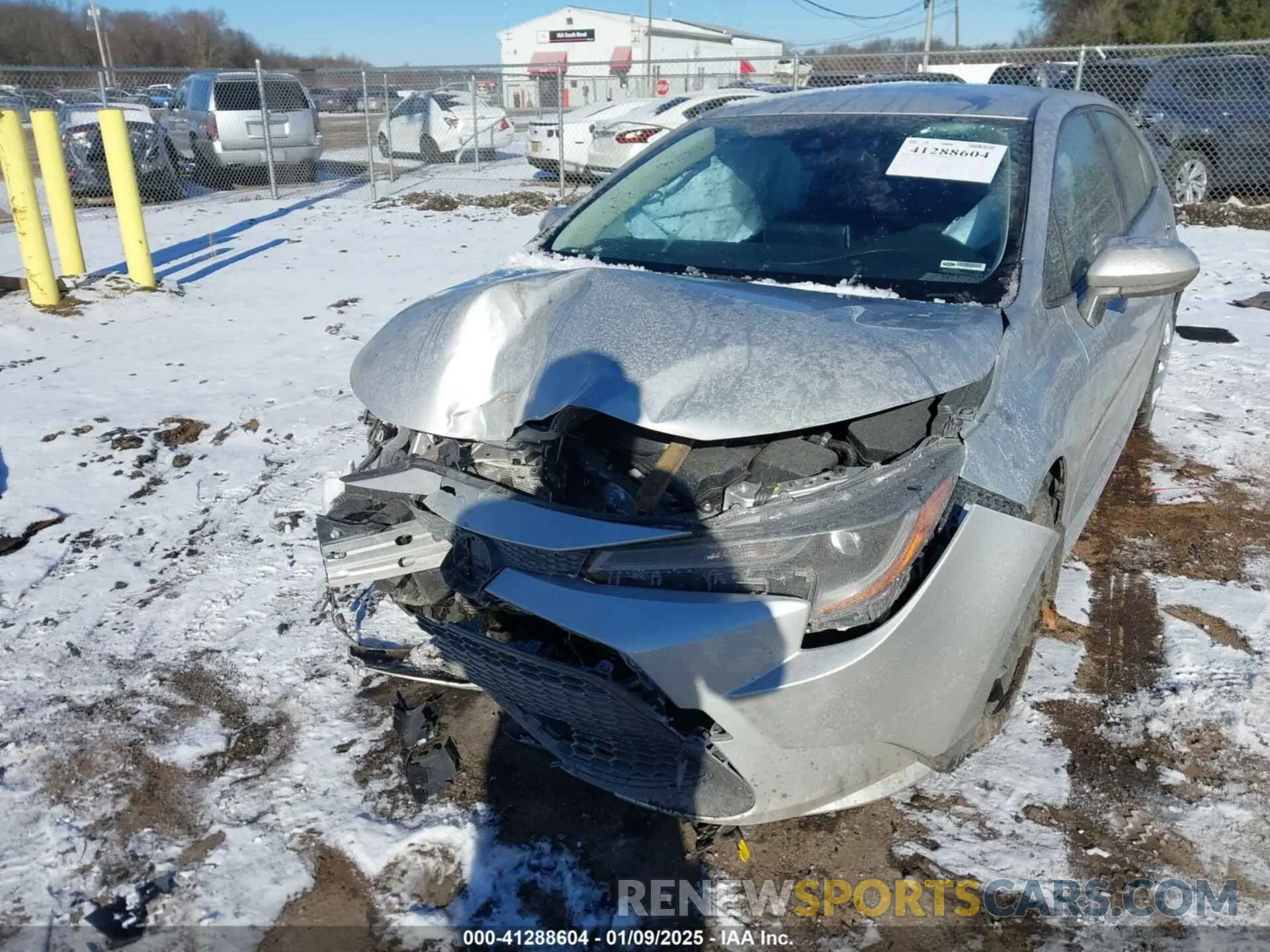 2 Photograph of a damaged car JTDEPMAE6MJ159186 TOYOTA COROLLA 2021