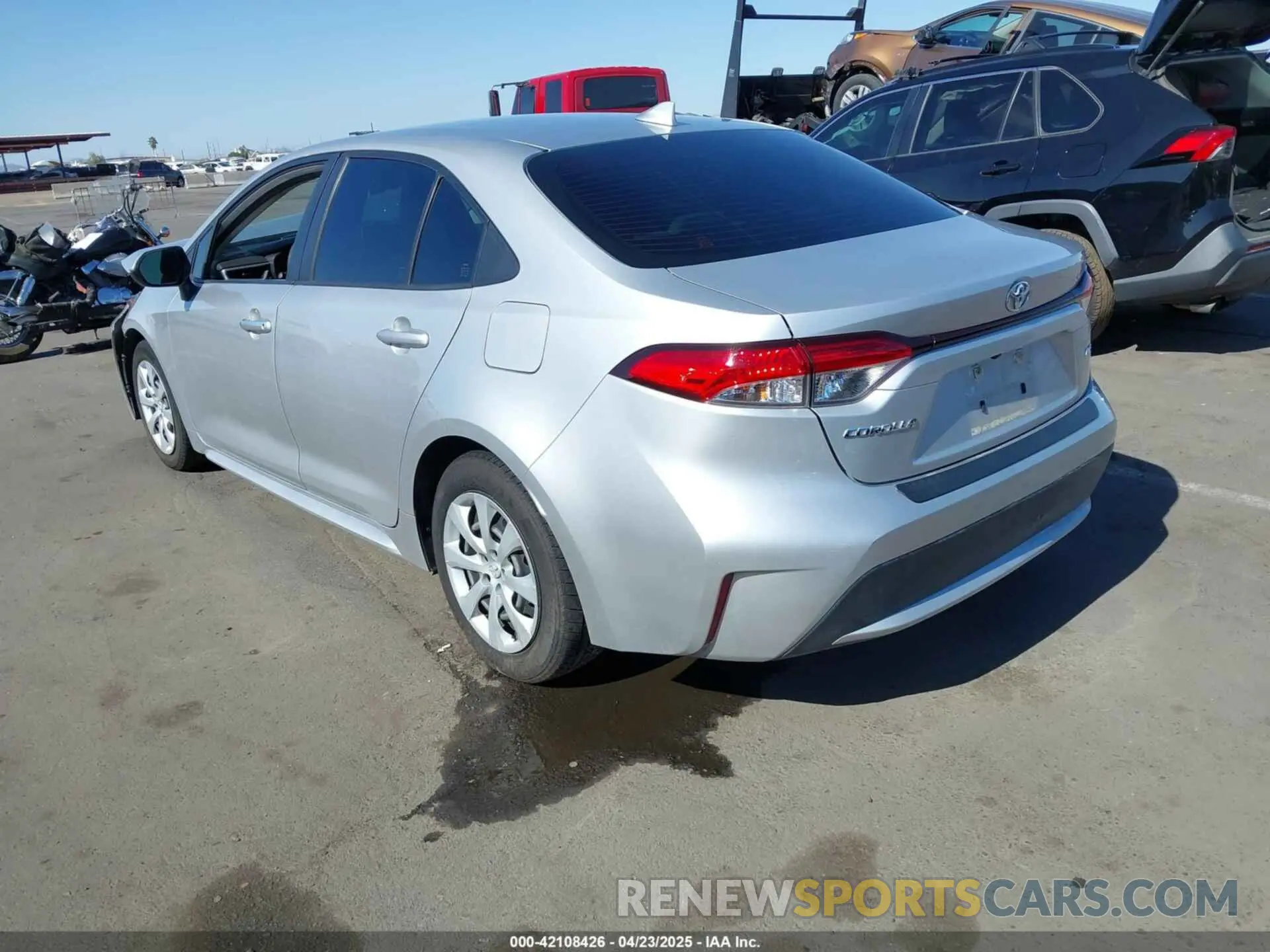 3 Photograph of a damaged car JTDEPMAE6MJ159494 TOYOTA COROLLA 2021