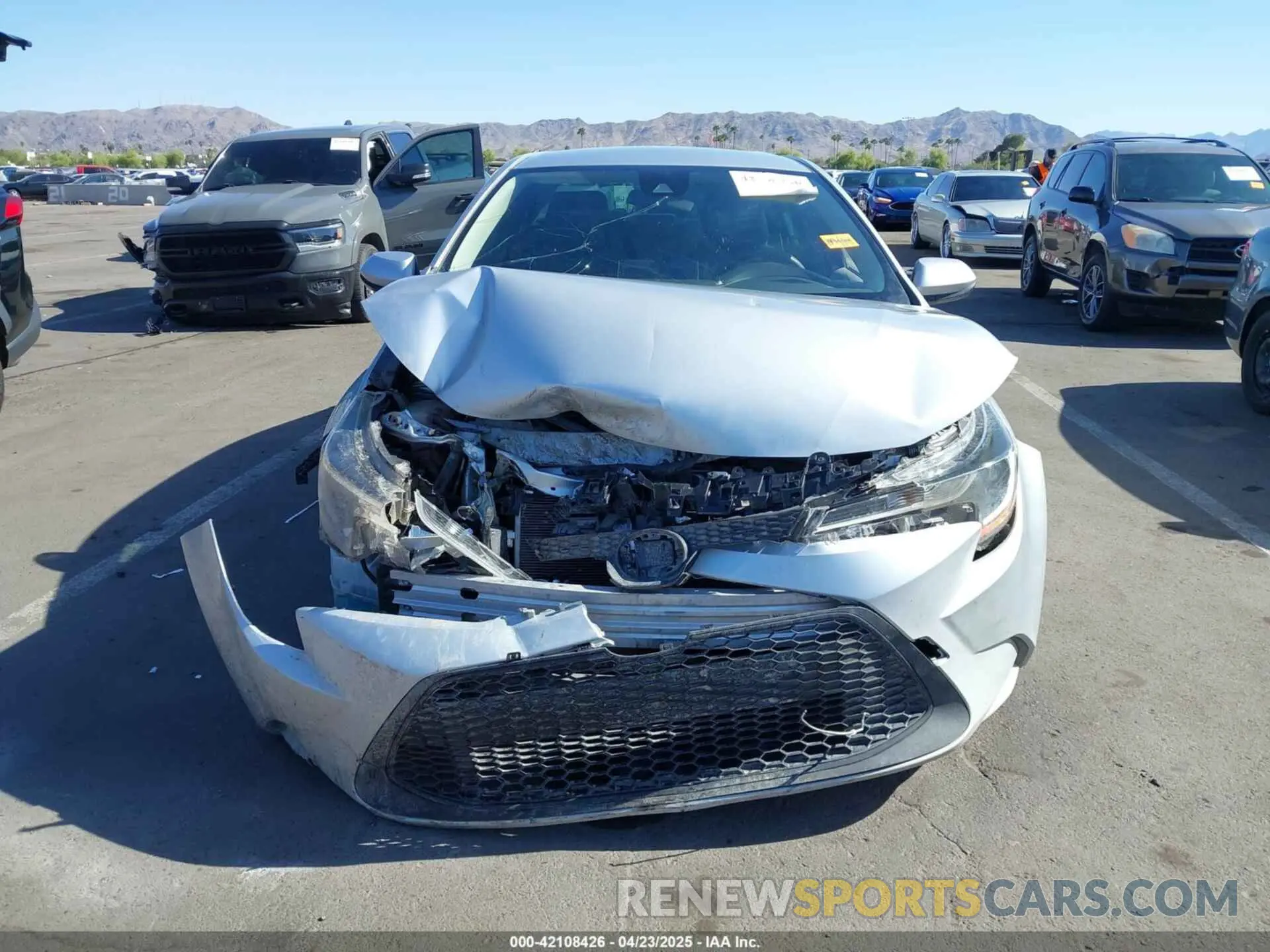 6 Photograph of a damaged car JTDEPMAE6MJ159494 TOYOTA COROLLA 2021