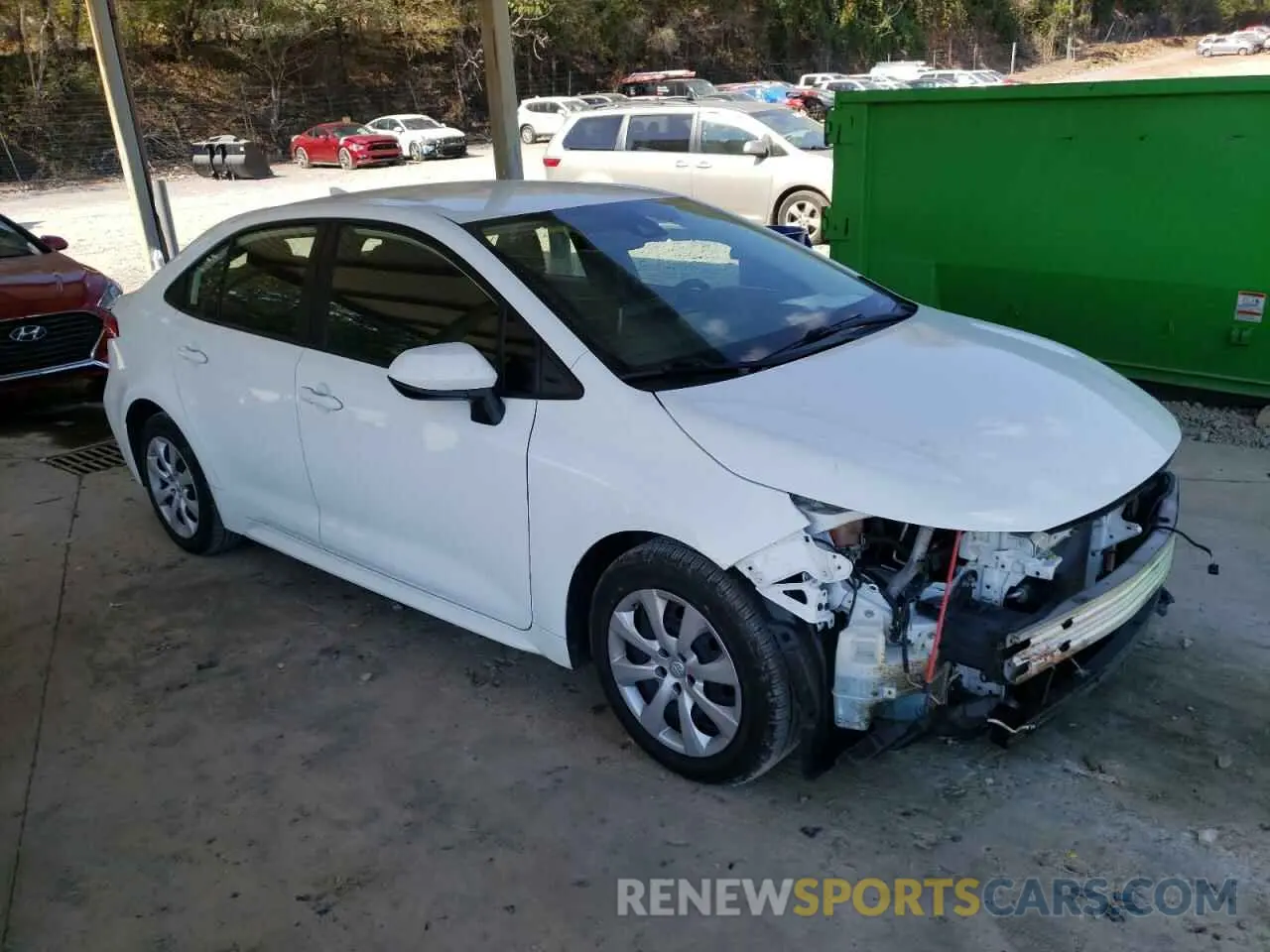4 Photograph of a damaged car JTDEPMAE6MJ164887 TOYOTA COROLLA 2021
