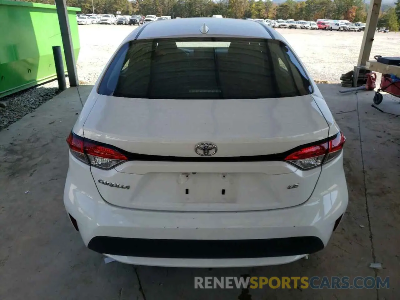 6 Photograph of a damaged car JTDEPMAE6MJ164887 TOYOTA COROLLA 2021