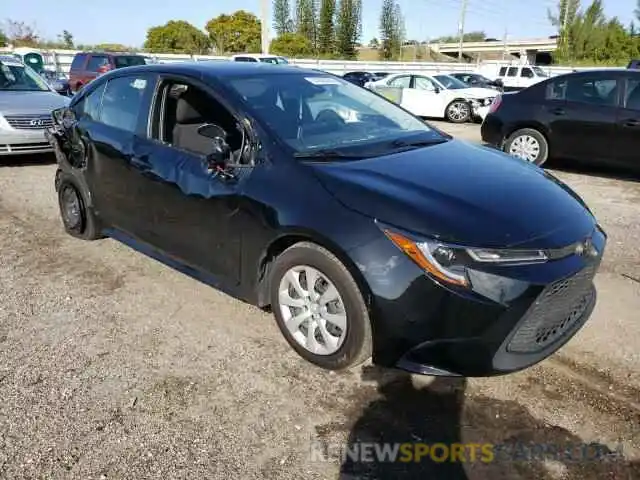 9 Photograph of a damaged car JTDEPMAE6MJ168017 TOYOTA COROLLA 2021