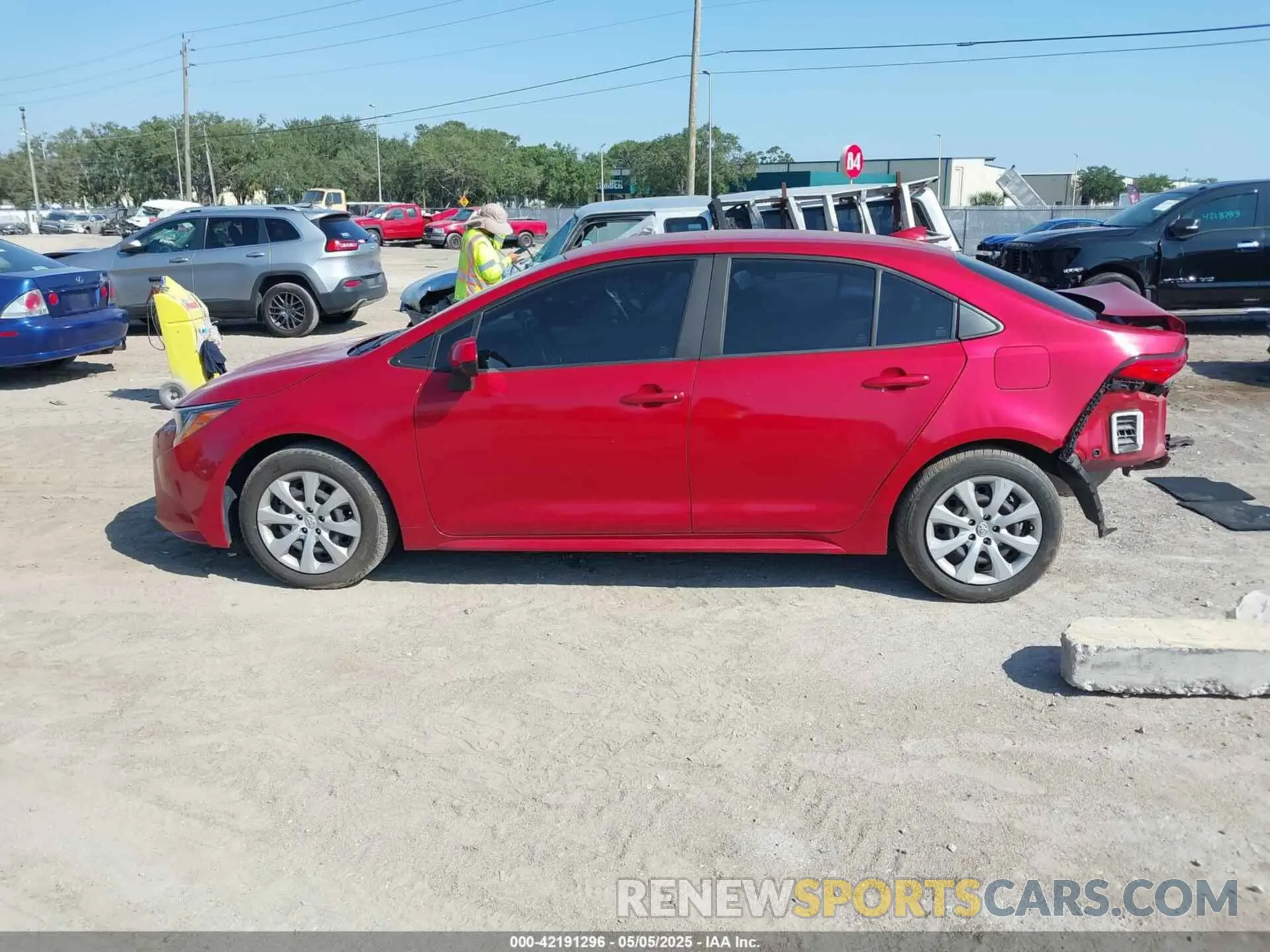 14 Photograph of a damaged car JTDEPMAE6MJ168776 TOYOTA COROLLA 2021