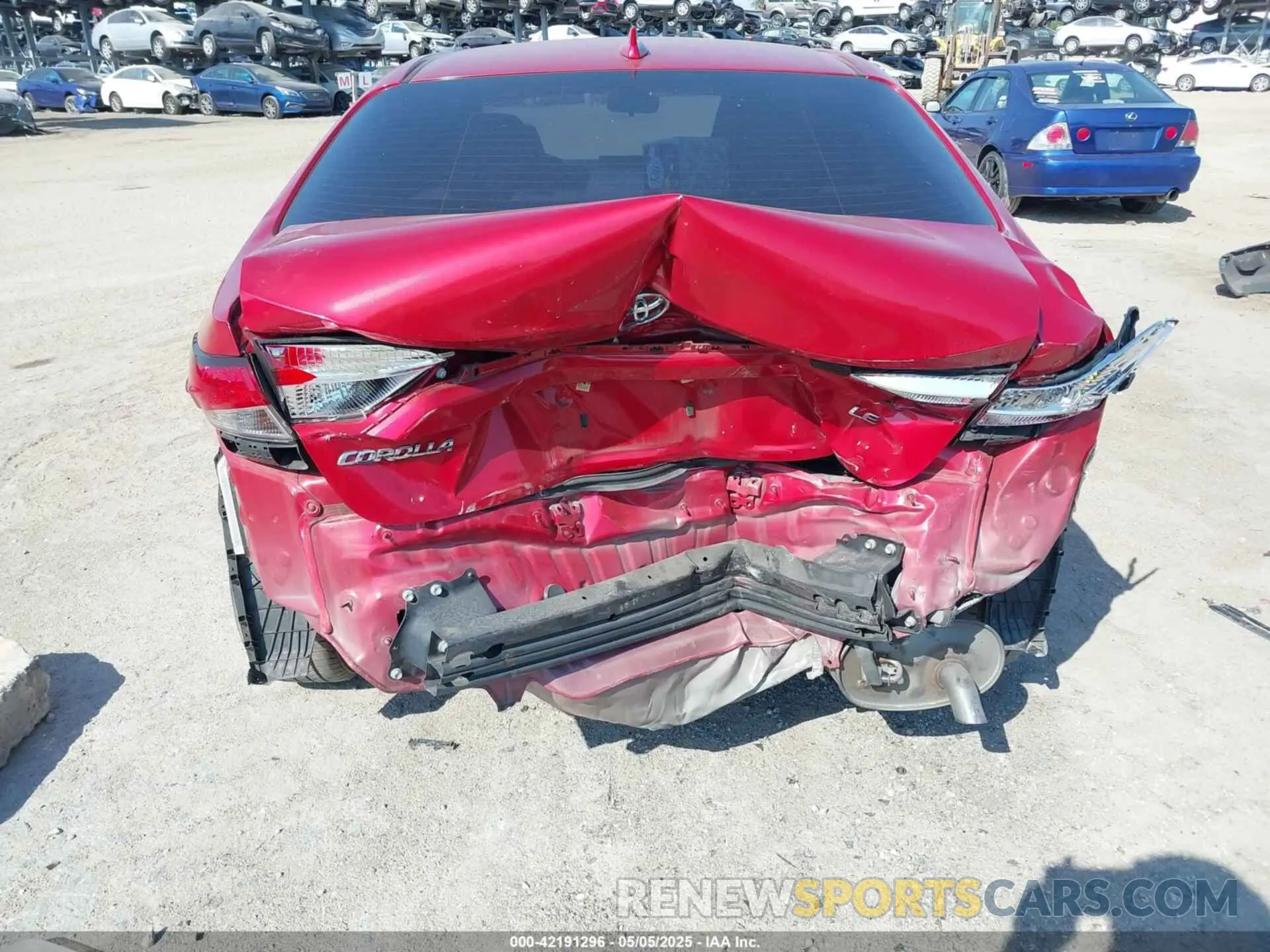 6 Photograph of a damaged car JTDEPMAE6MJ168776 TOYOTA COROLLA 2021