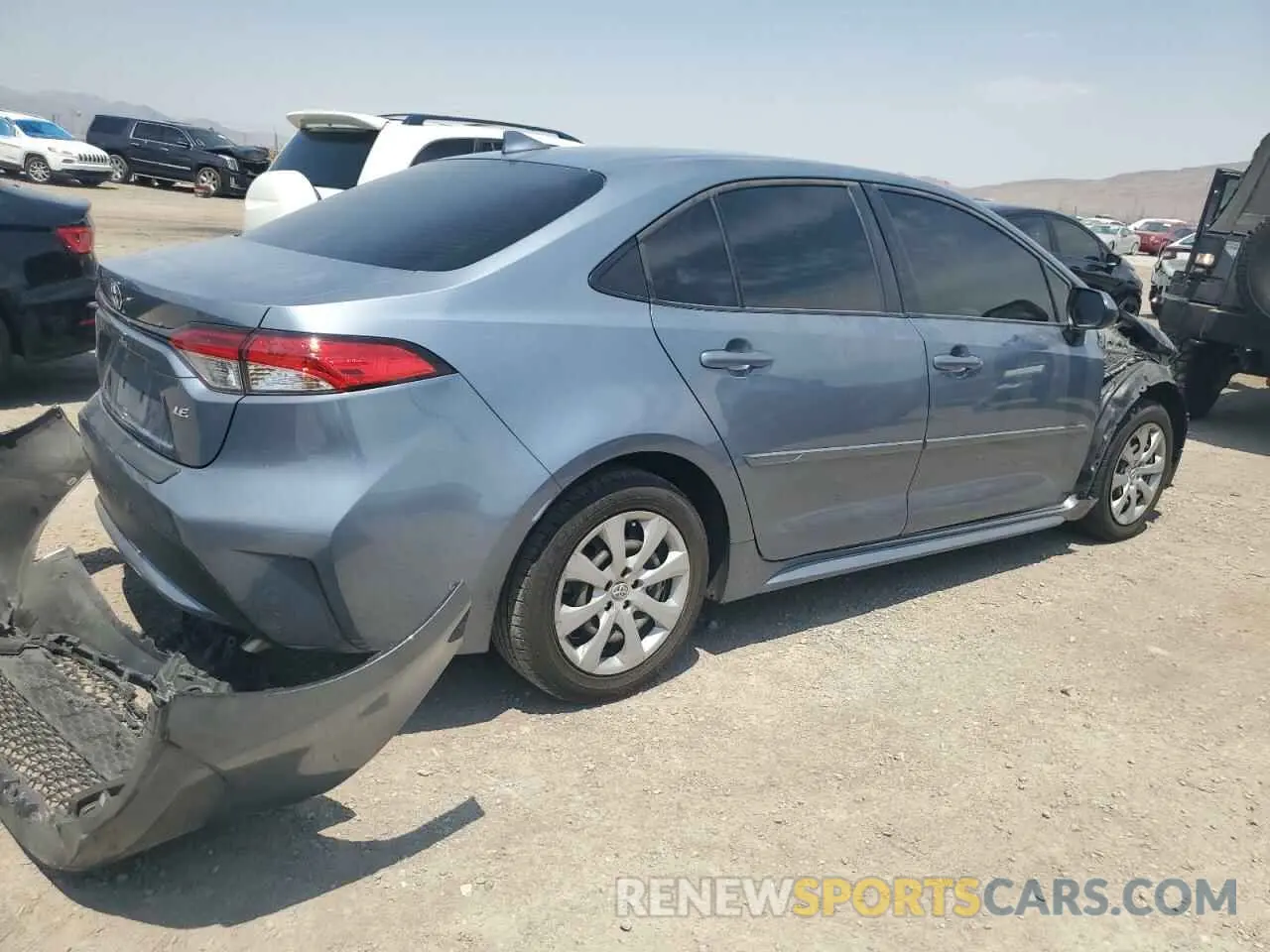 3 Photograph of a damaged car JTDEPMAE6MJ171578 TOYOTA COROLLA 2021