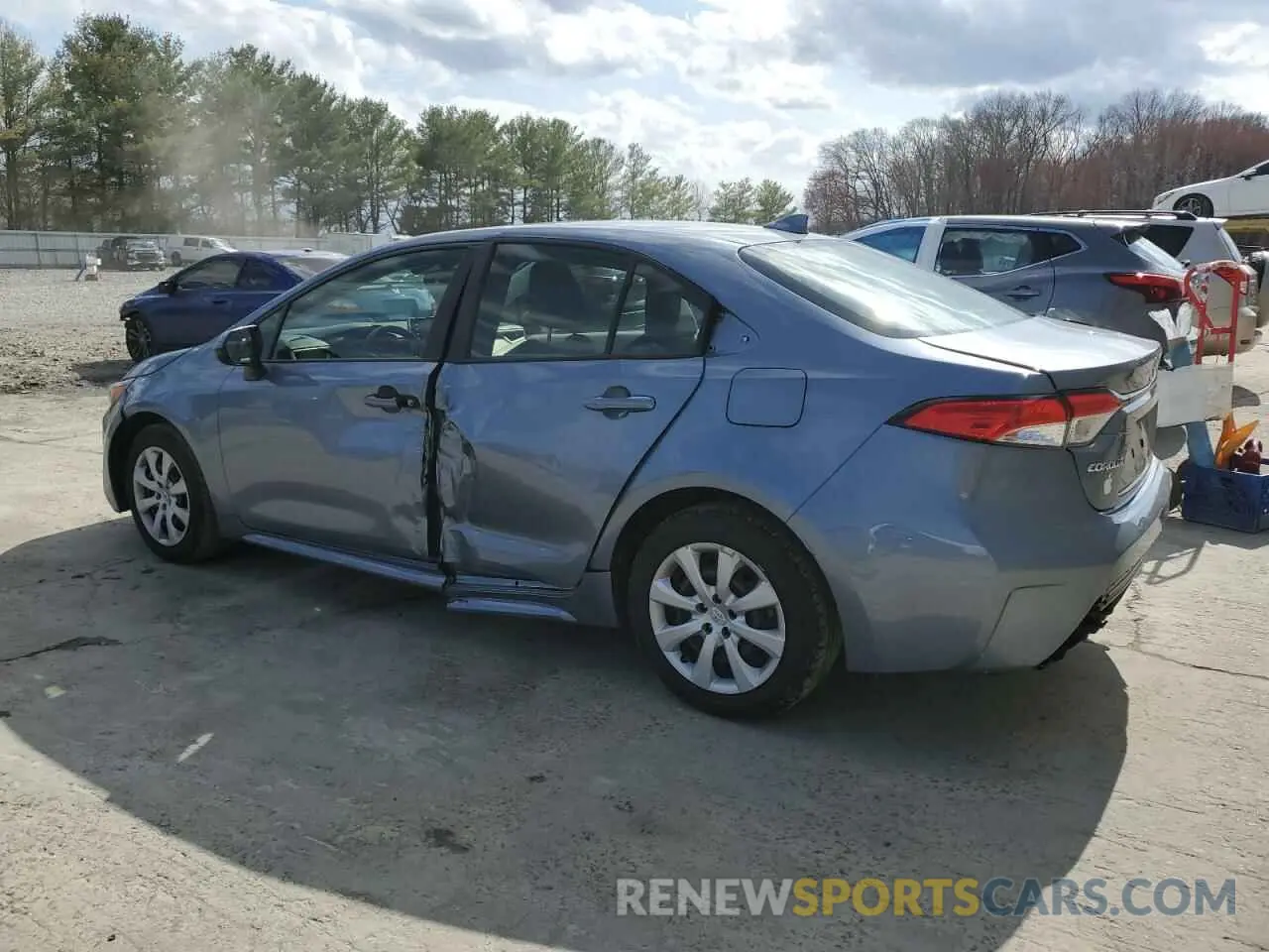 2 Photograph of a damaged car JTDEPMAE6MJ172603 TOYOTA COROLLA 2021