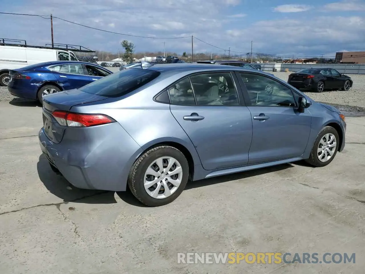 3 Photograph of a damaged car JTDEPMAE6MJ172603 TOYOTA COROLLA 2021