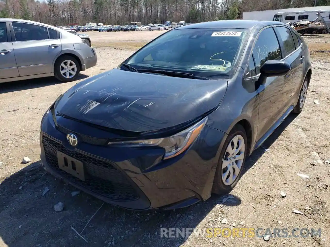 2 Photograph of a damaged car JTDEPMAE6MJ173265 TOYOTA COROLLA 2021