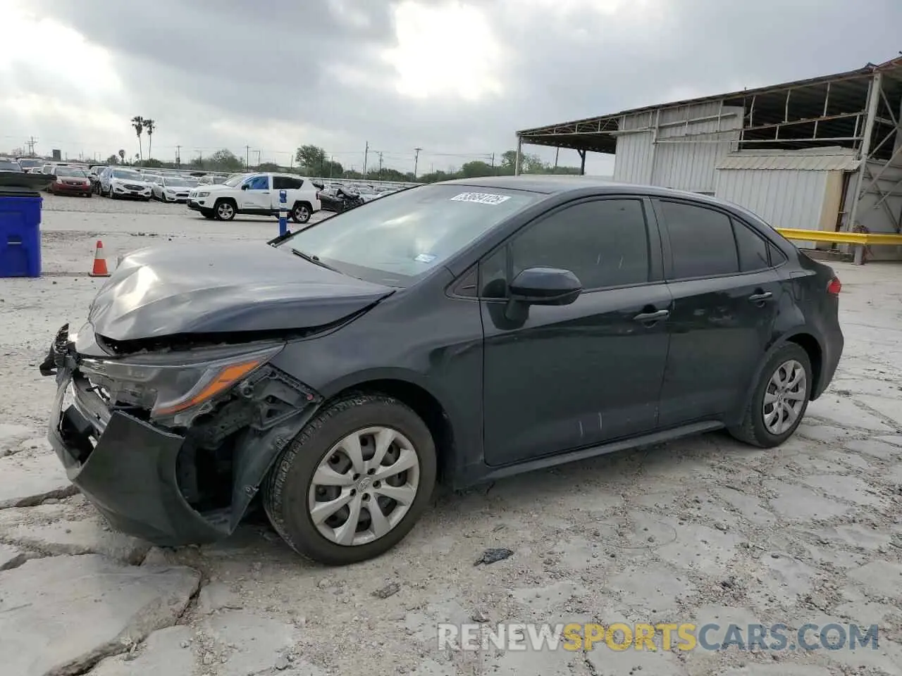 1 Photograph of a damaged car JTDEPMAE6MJ174254 TOYOTA COROLLA 2021