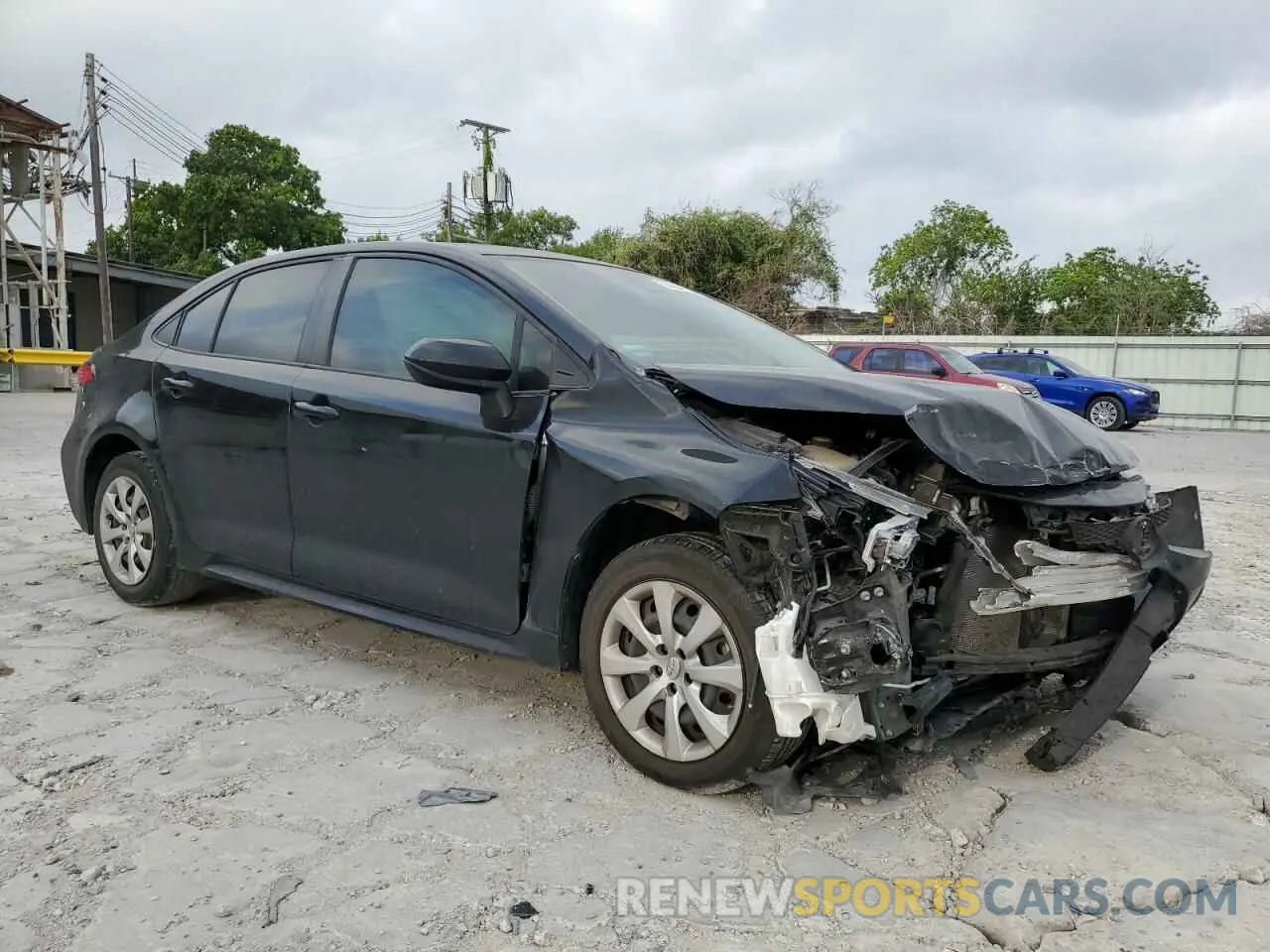 4 Photograph of a damaged car JTDEPMAE6MJ174254 TOYOTA COROLLA 2021