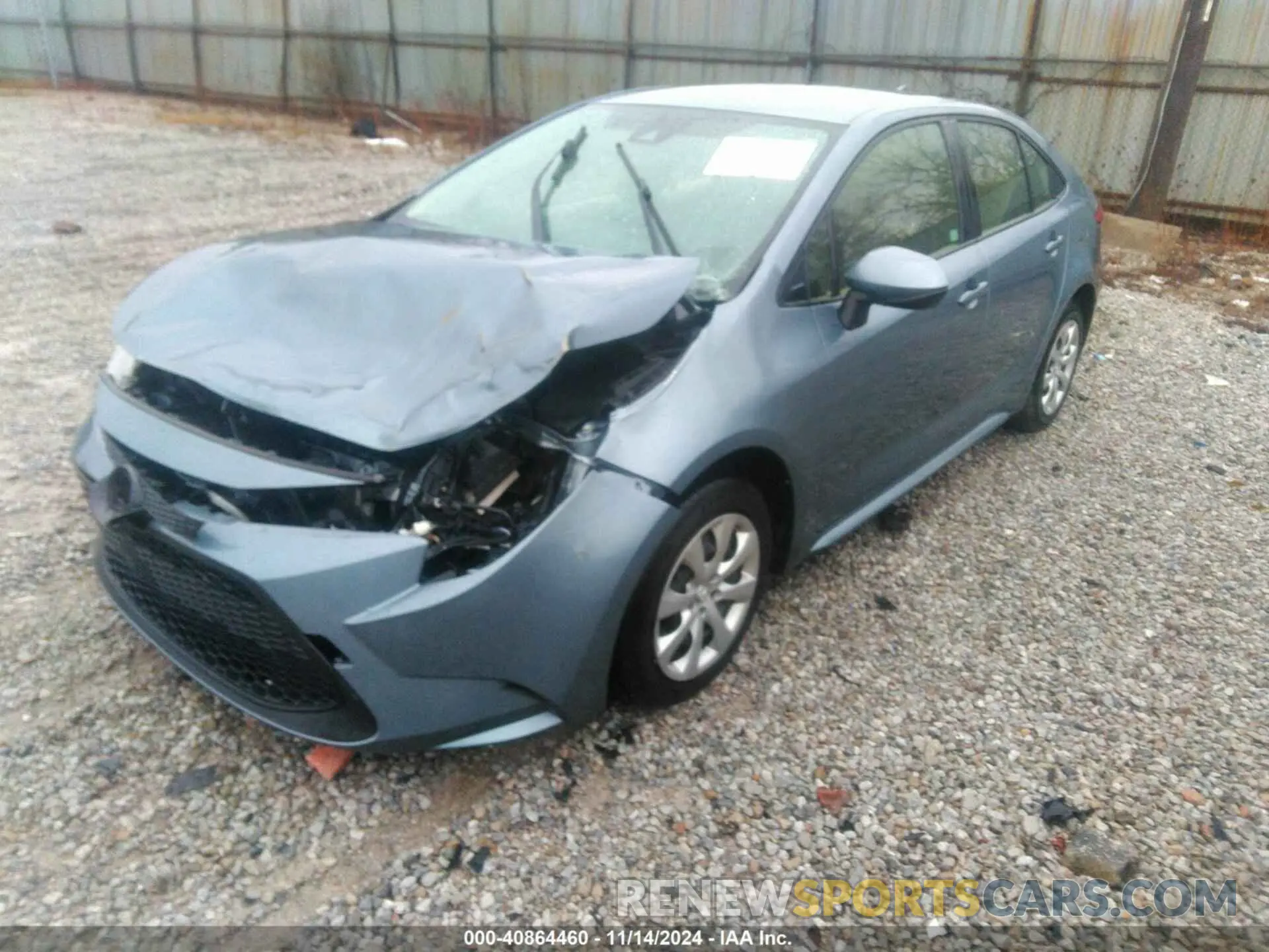 2 Photograph of a damaged car JTDEPMAE6MJ174710 TOYOTA COROLLA 2021
