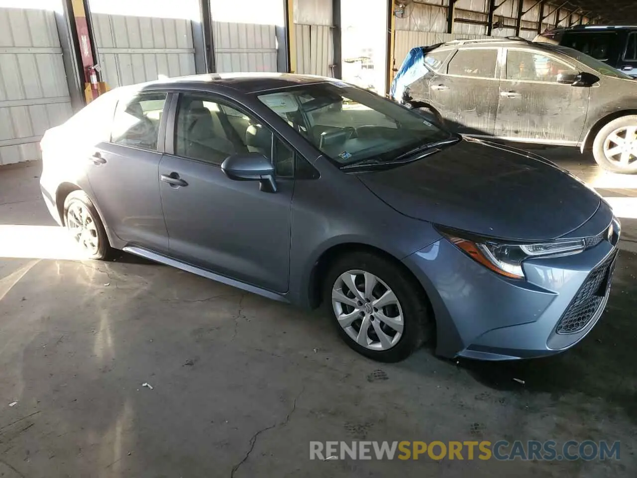 4 Photograph of a damaged car JTDEPMAE6MJ177008 TOYOTA COROLLA 2021