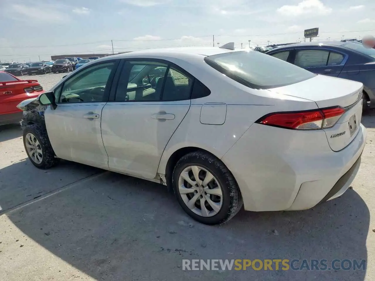 2 Photograph of a damaged car JTDEPMAE6MJ177736 TOYOTA COROLLA 2021