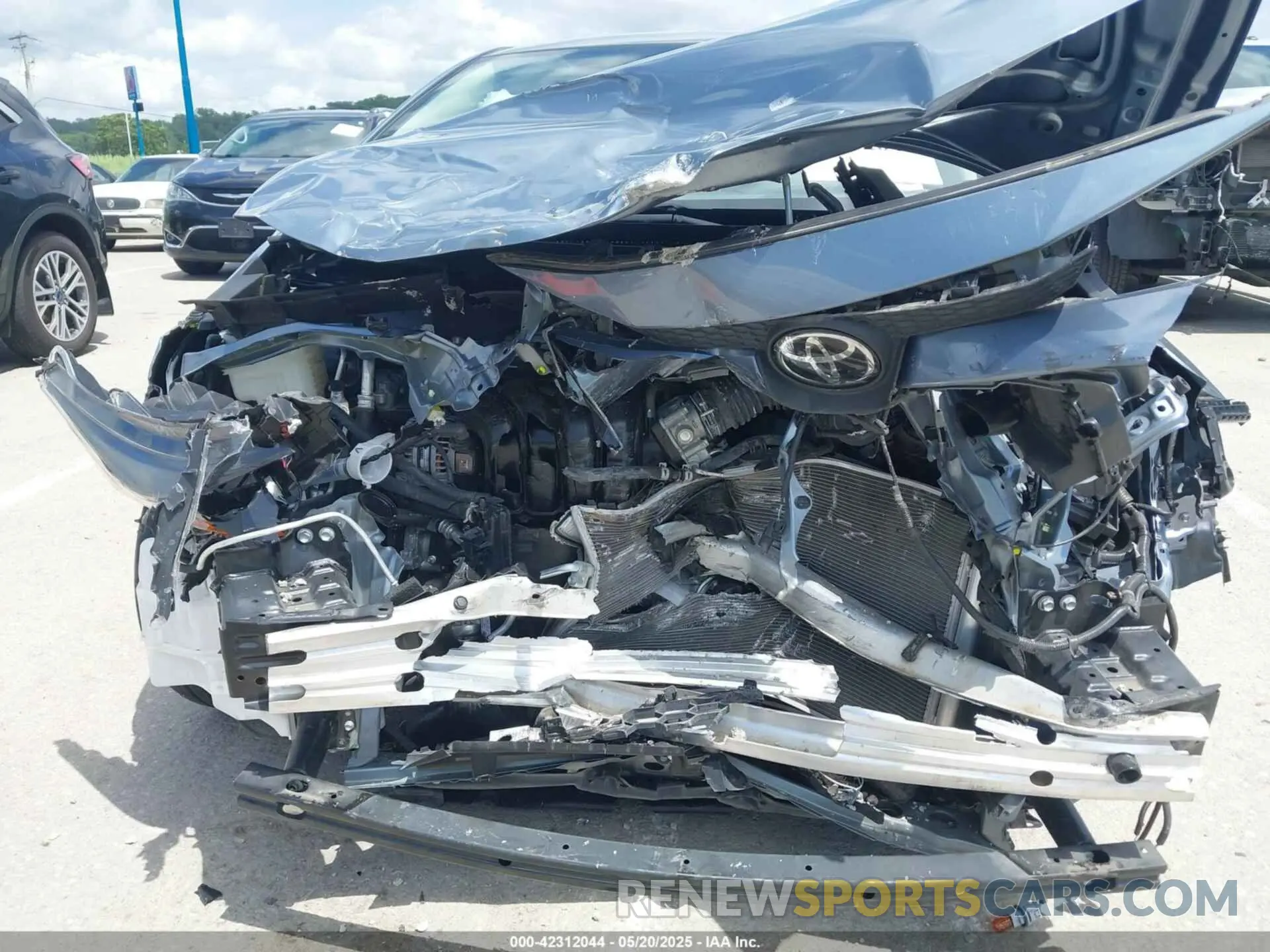 6 Photograph of a damaged car JTDEPMAE6MJ181656 TOYOTA COROLLA 2021