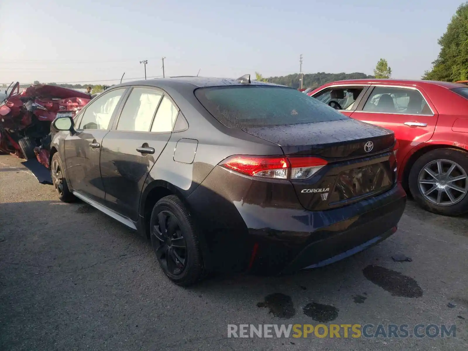 3 Photograph of a damaged car JTDEPMAE6MJ182077 TOYOTA COROLLA 2021