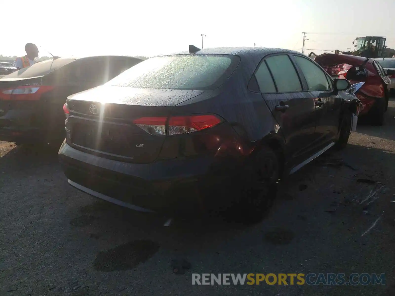 4 Photograph of a damaged car JTDEPMAE6MJ182077 TOYOTA COROLLA 2021