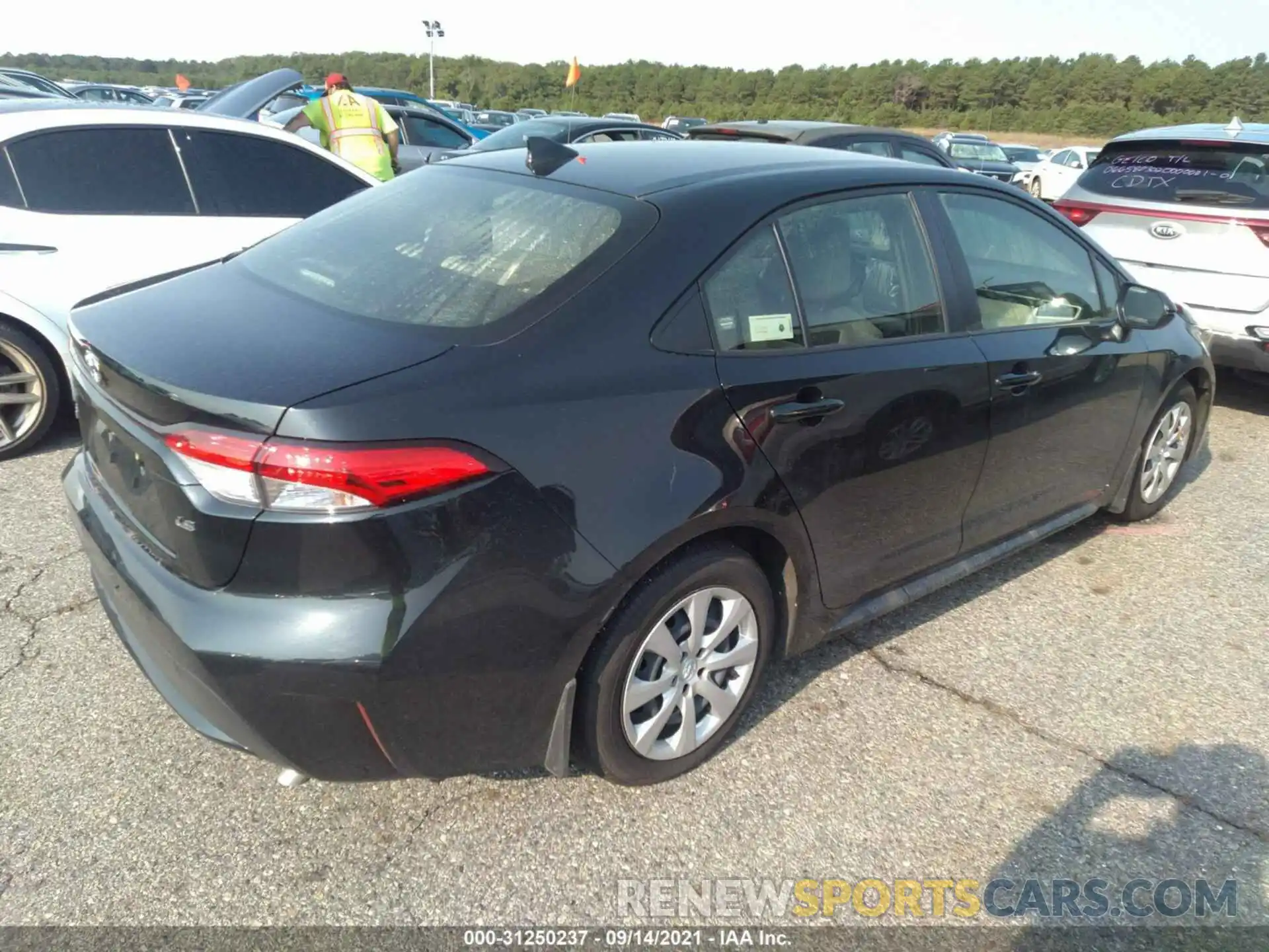 4 Photograph of a damaged car JTDEPMAE6MJ186792 TOYOTA COROLLA 2021