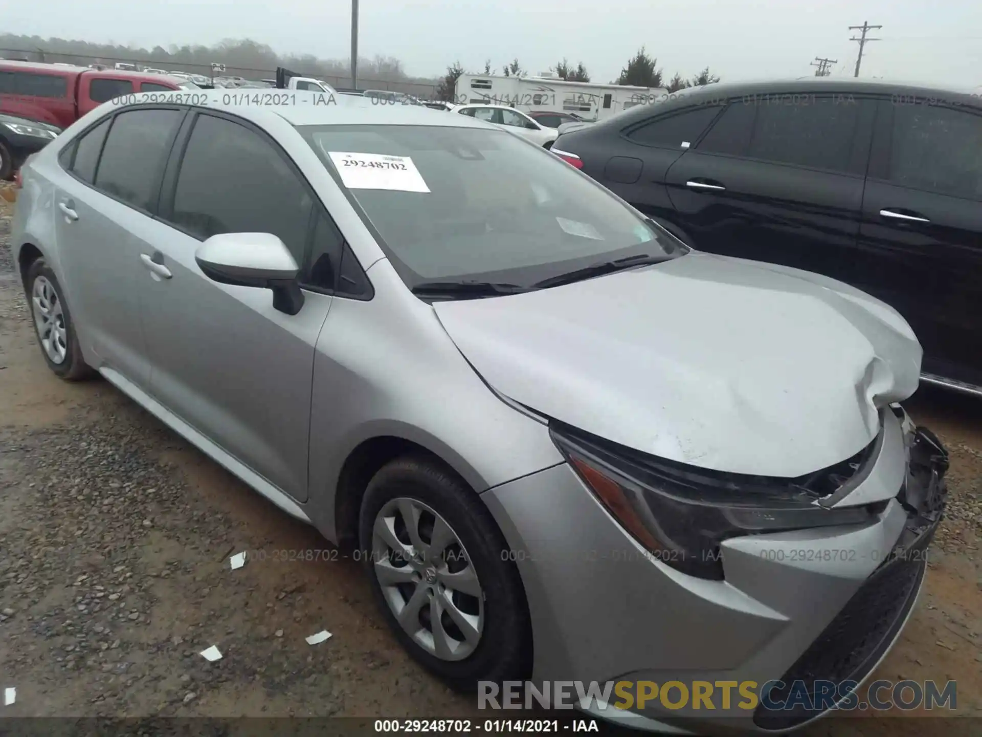 1 Photograph of a damaged car JTDEPMAE7MJ121935 TOYOTA COROLLA 2021