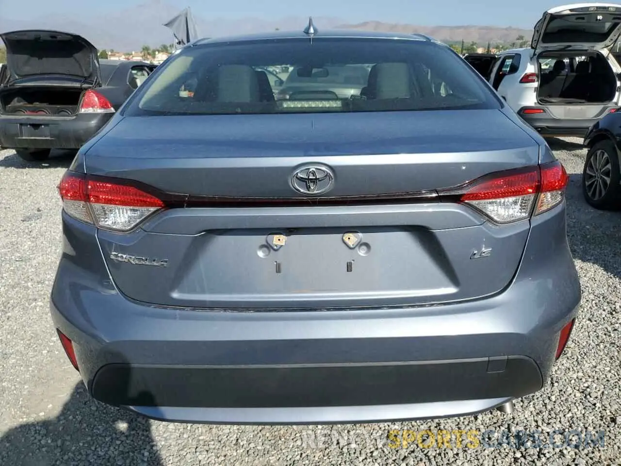 6 Photograph of a damaged car JTDEPMAE7MJ123202 TOYOTA COROLLA 2021