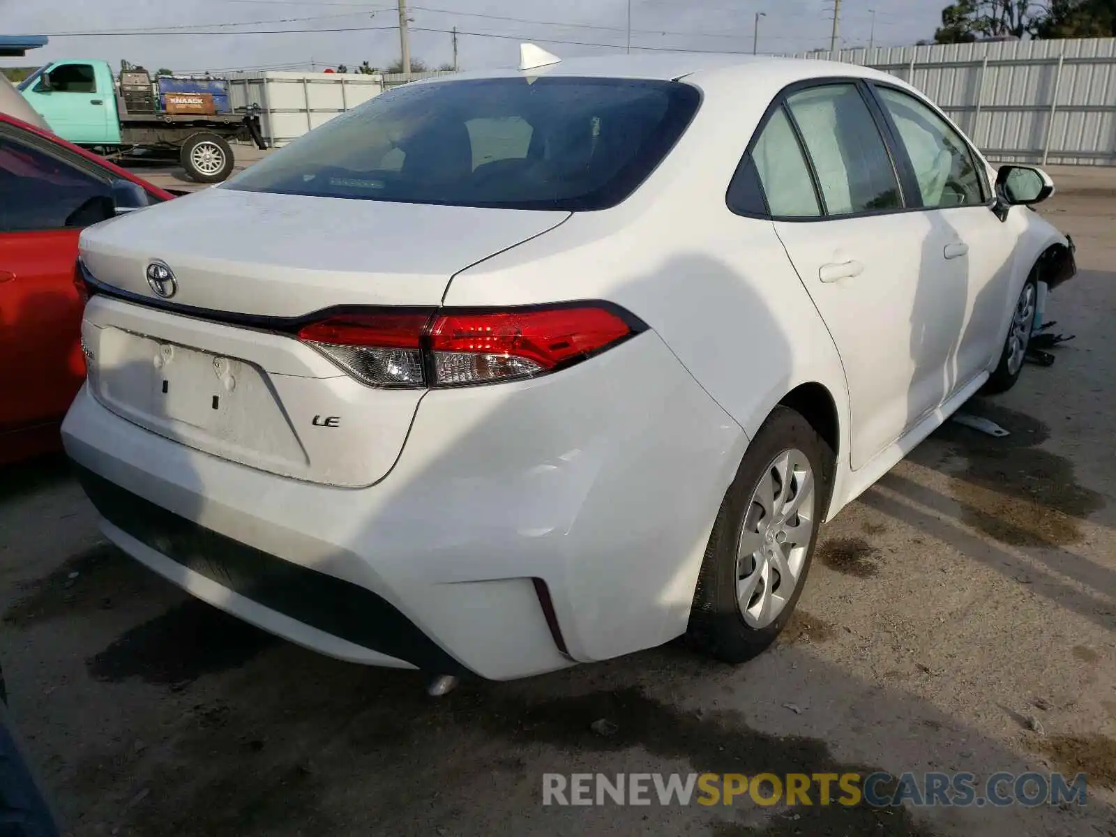 4 Photograph of a damaged car JTDEPMAE7MJ124317 TOYOTA COROLLA 2021