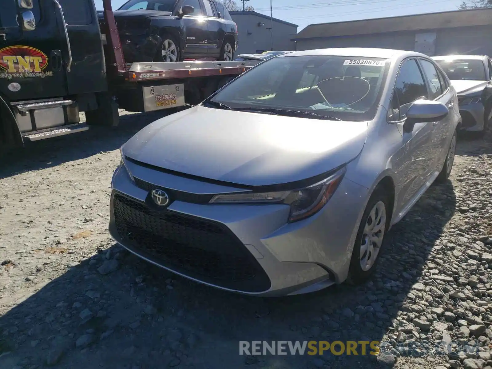 2 Photograph of a damaged car JTDEPMAE7MJ124611 TOYOTA COROLLA 2021