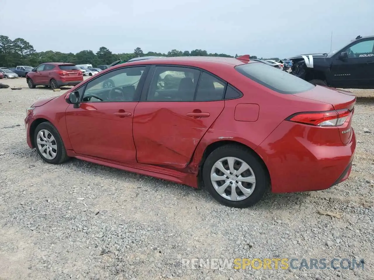 2 Photograph of a damaged car JTDEPMAE7MJ133213 TOYOTA COROLLA 2021