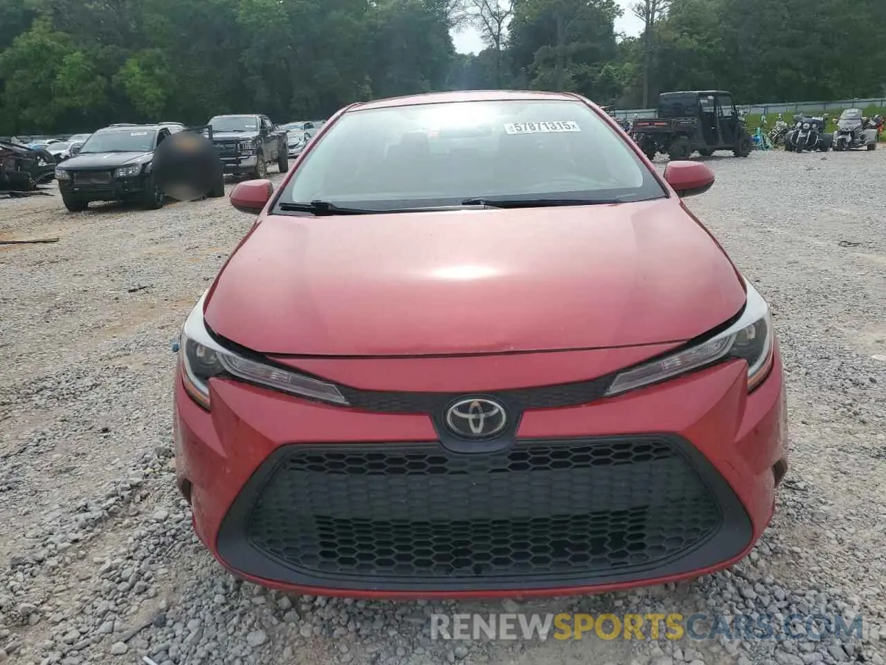 5 Photograph of a damaged car JTDEPMAE7MJ133213 TOYOTA COROLLA 2021