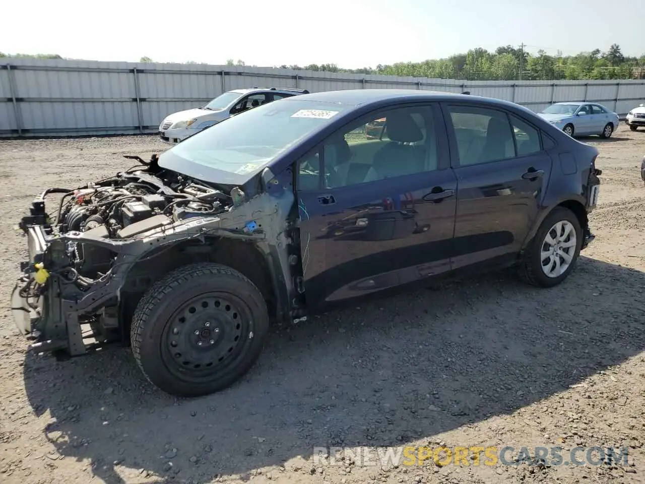 1 Photograph of a damaged car JTDEPMAE7MJ133227 TOYOTA COROLLA 2021