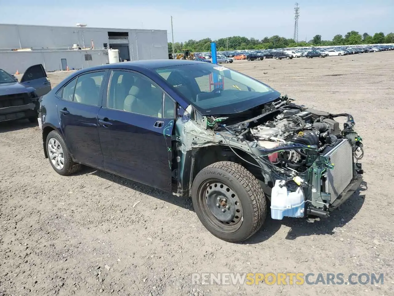 4 Photograph of a damaged car JTDEPMAE7MJ133227 TOYOTA COROLLA 2021