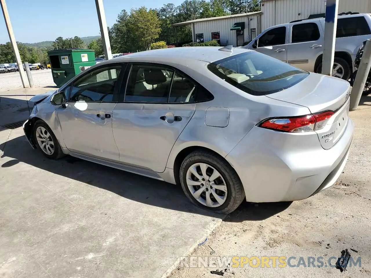 2 Photograph of a damaged car JTDEPMAE7MJ137200 TOYOTA COROLLA 2021