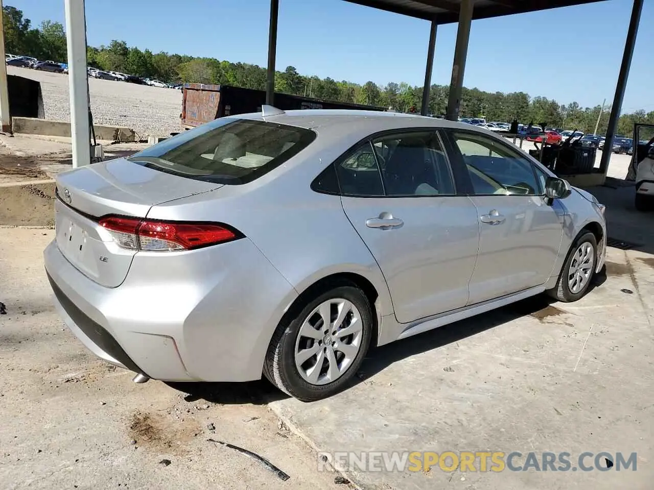 3 Photograph of a damaged car JTDEPMAE7MJ137200 TOYOTA COROLLA 2021
