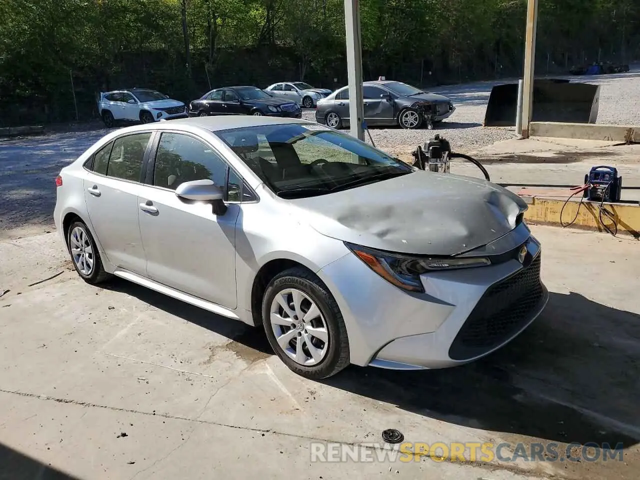 4 Photograph of a damaged car JTDEPMAE7MJ137200 TOYOTA COROLLA 2021