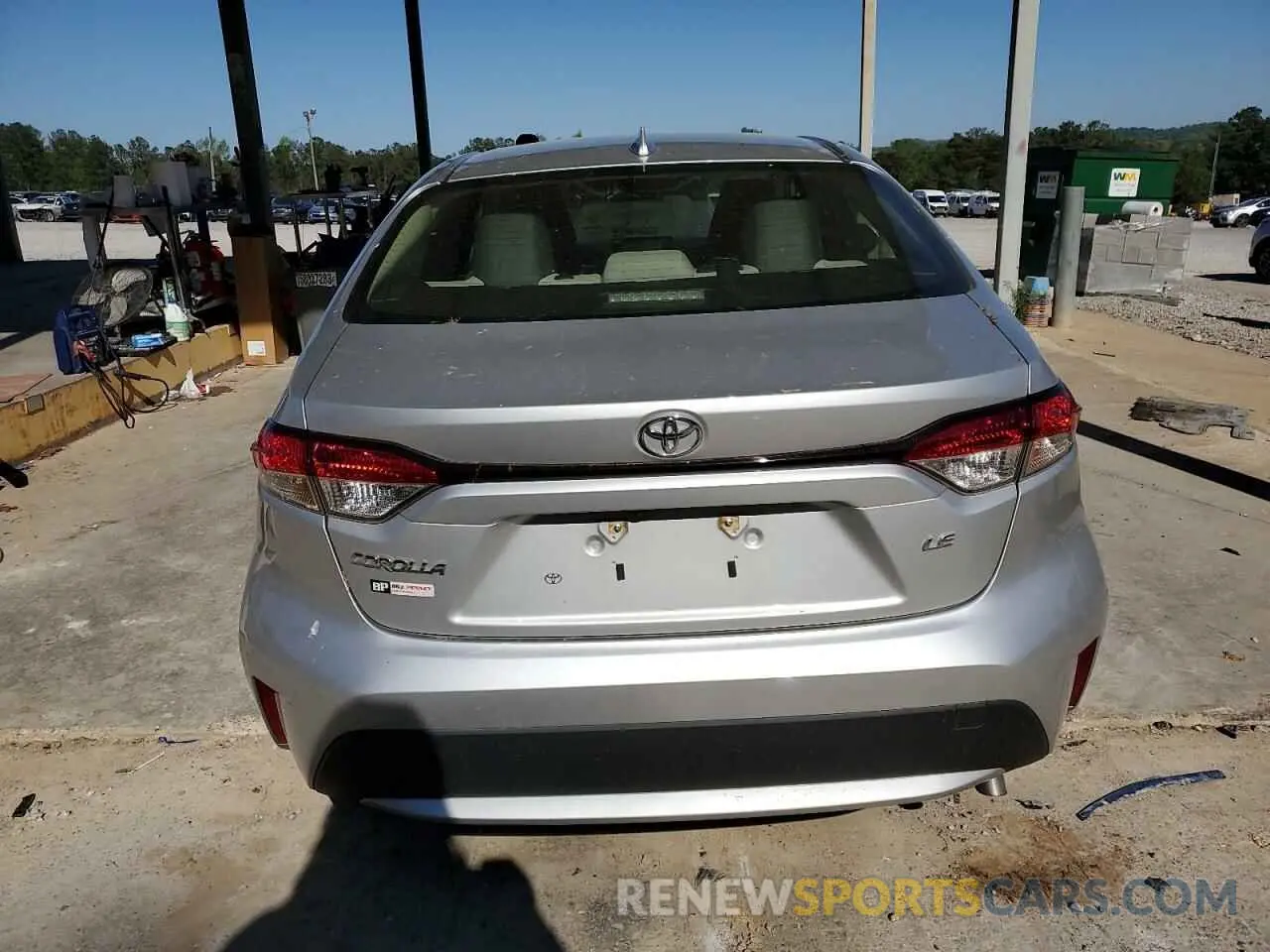 6 Photograph of a damaged car JTDEPMAE7MJ137200 TOYOTA COROLLA 2021