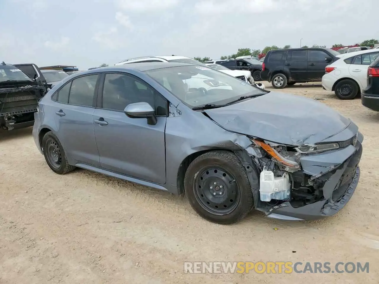 4 Photograph of a damaged car JTDEPMAE7MJ142381 TOYOTA COROLLA 2021