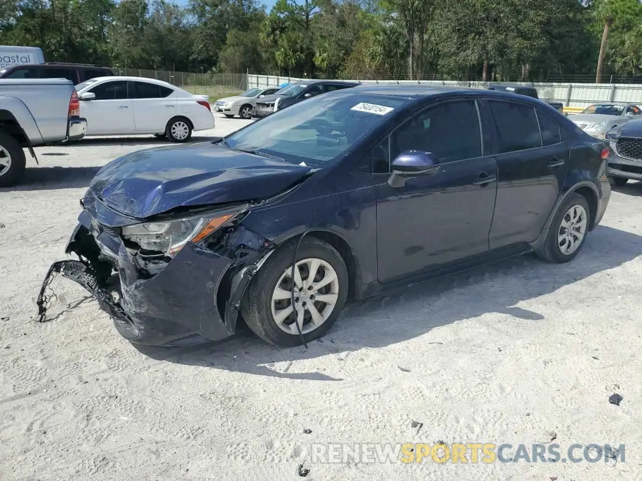 1 Photograph of a damaged car JTDEPMAE7MJ143451 TOYOTA COROLLA 2021