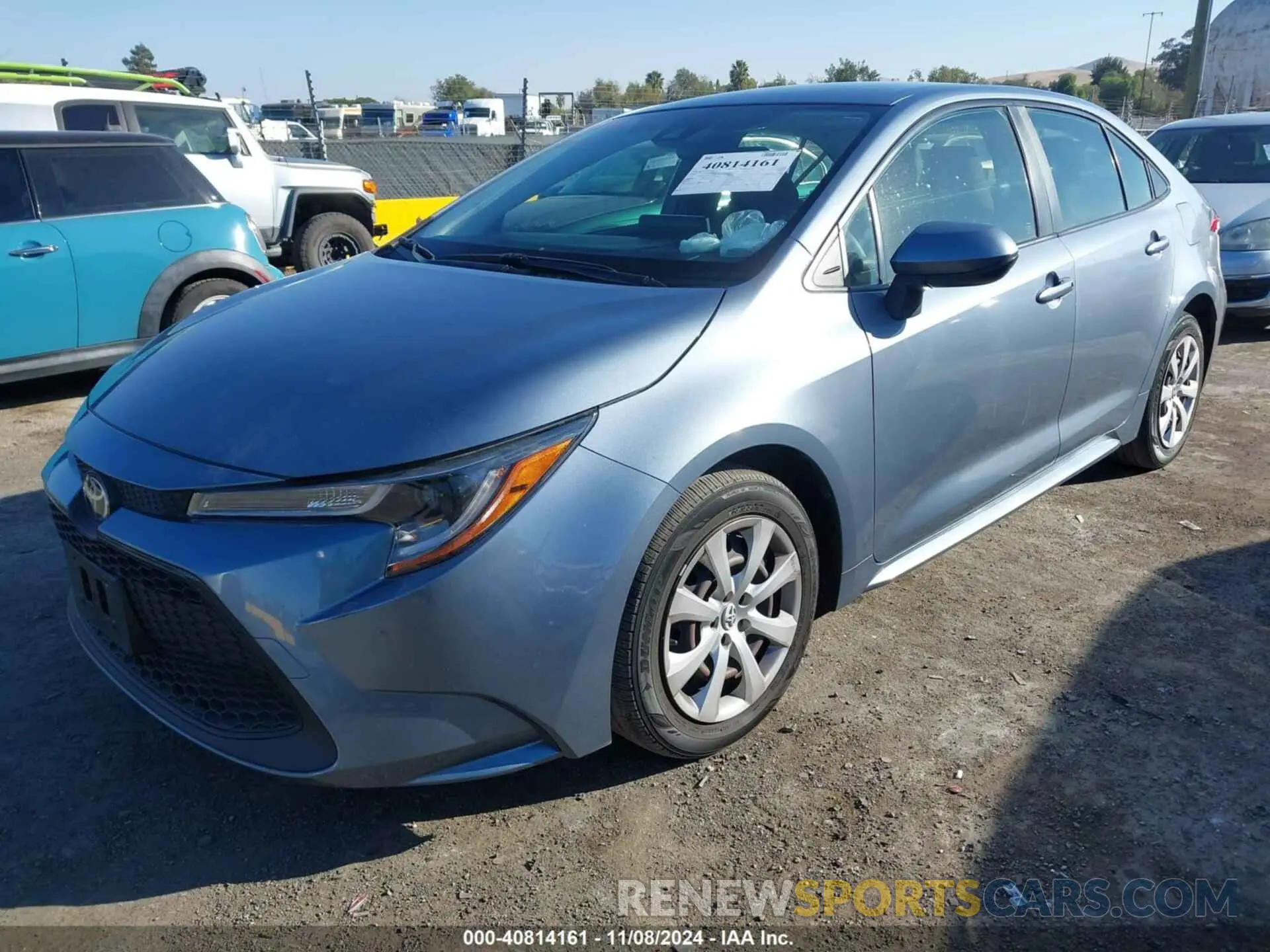 2 Photograph of a damaged car JTDEPMAE7MJ144406 TOYOTA COROLLA 2021