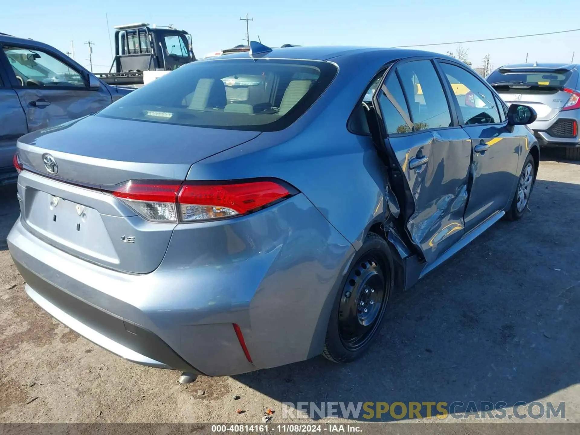 4 Photograph of a damaged car JTDEPMAE7MJ144406 TOYOTA COROLLA 2021