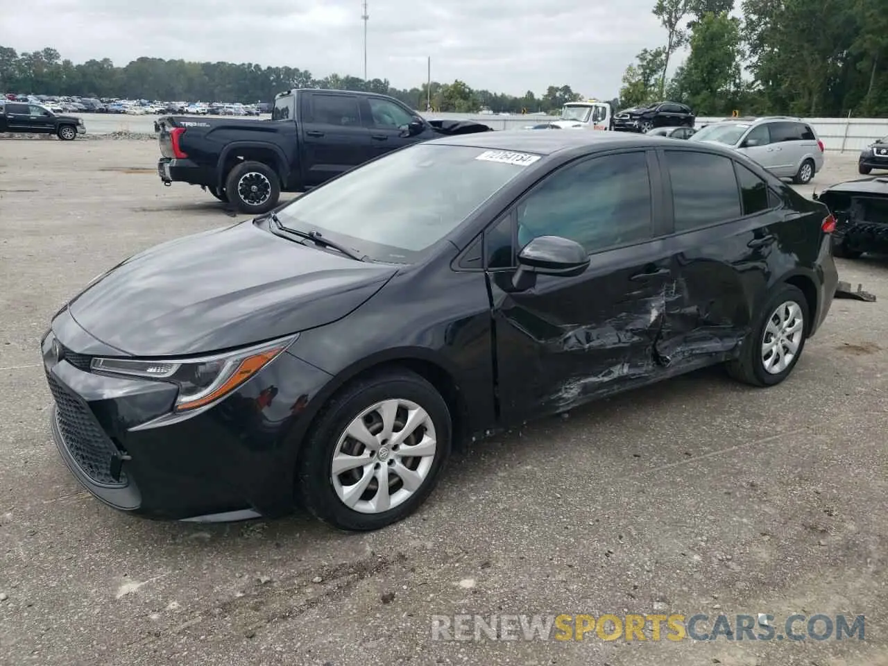 1 Photograph of a damaged car JTDEPMAE7MJ145460 TOYOTA COROLLA 2021