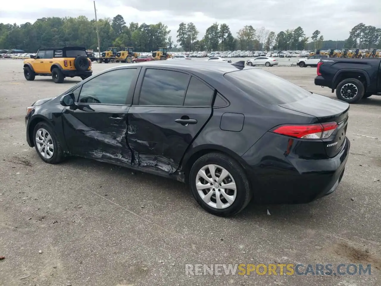 2 Photograph of a damaged car JTDEPMAE7MJ145460 TOYOTA COROLLA 2021