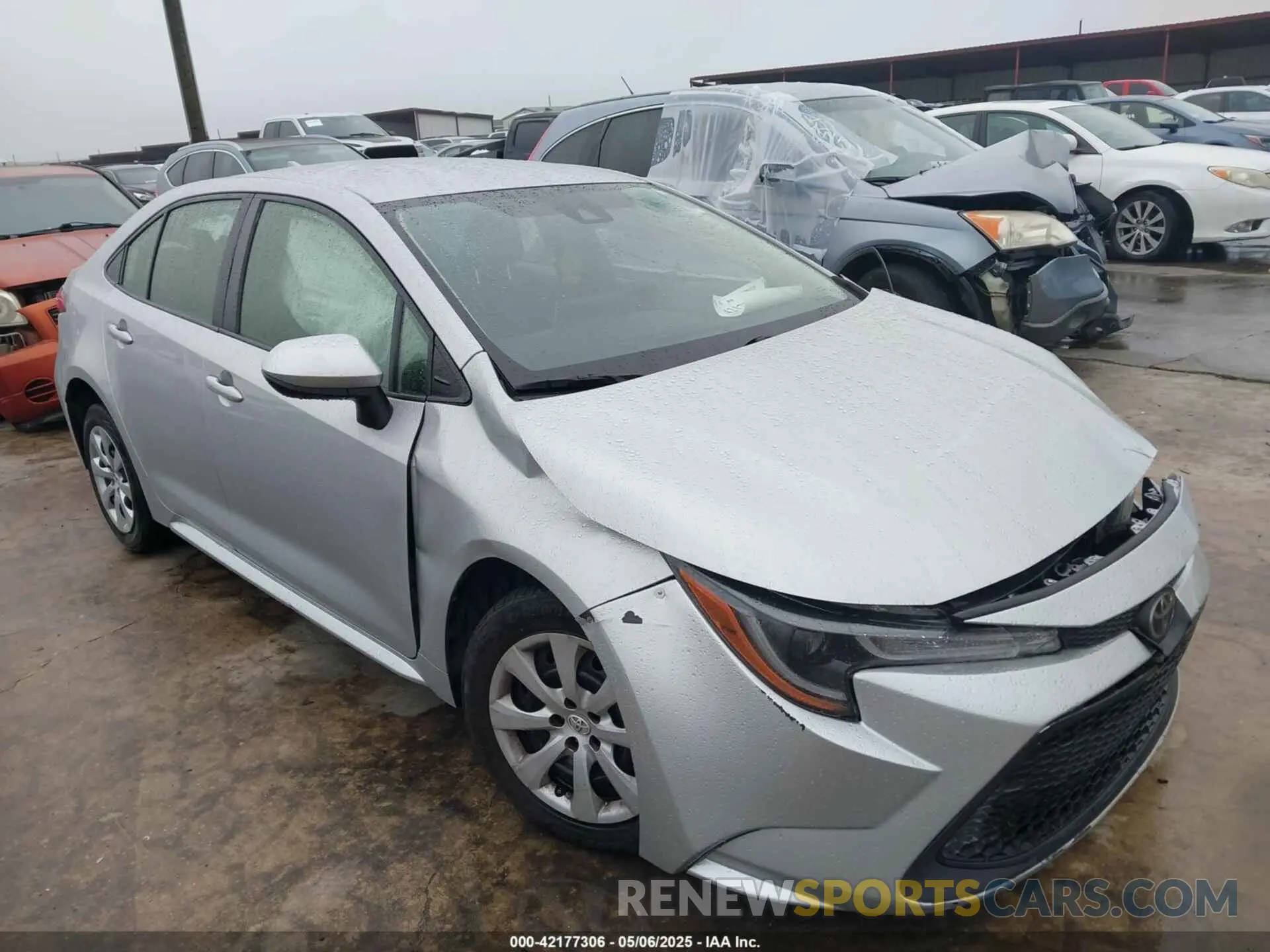 1 Photograph of a damaged car JTDEPMAE7MJ146138 TOYOTA COROLLA 2021