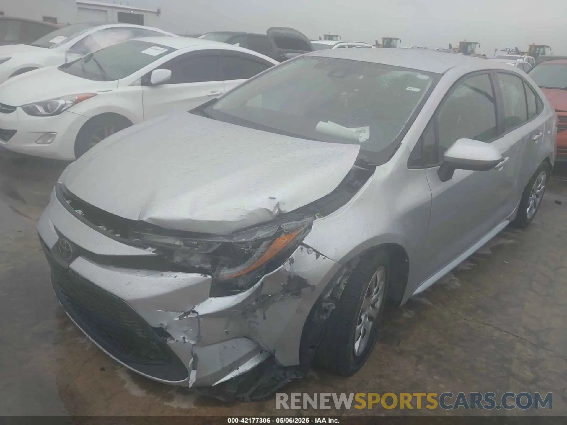 2 Photograph of a damaged car JTDEPMAE7MJ146138 TOYOTA COROLLA 2021