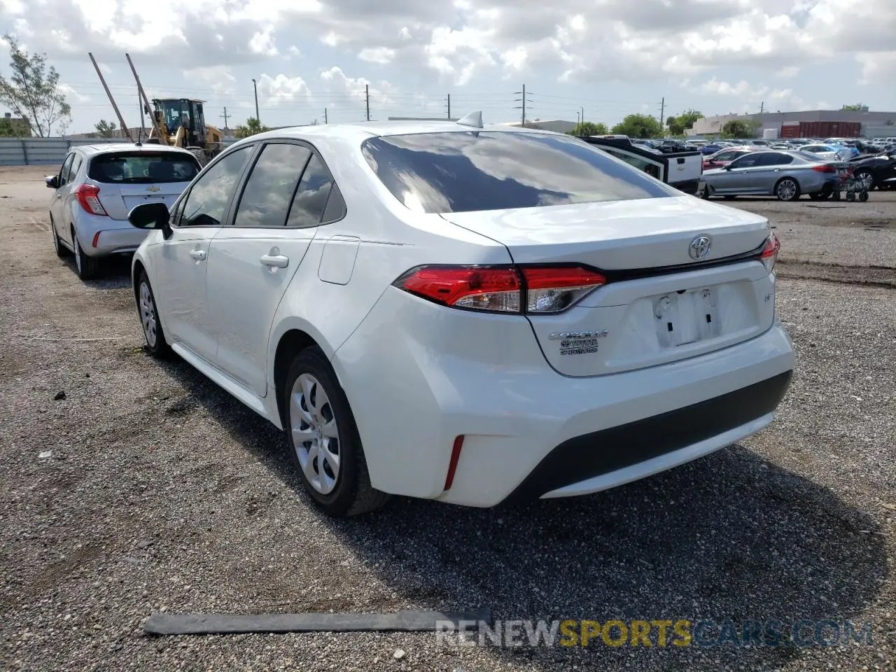 3 Photograph of a damaged car JTDEPMAE7MJ146320 TOYOTA COROLLA 2021