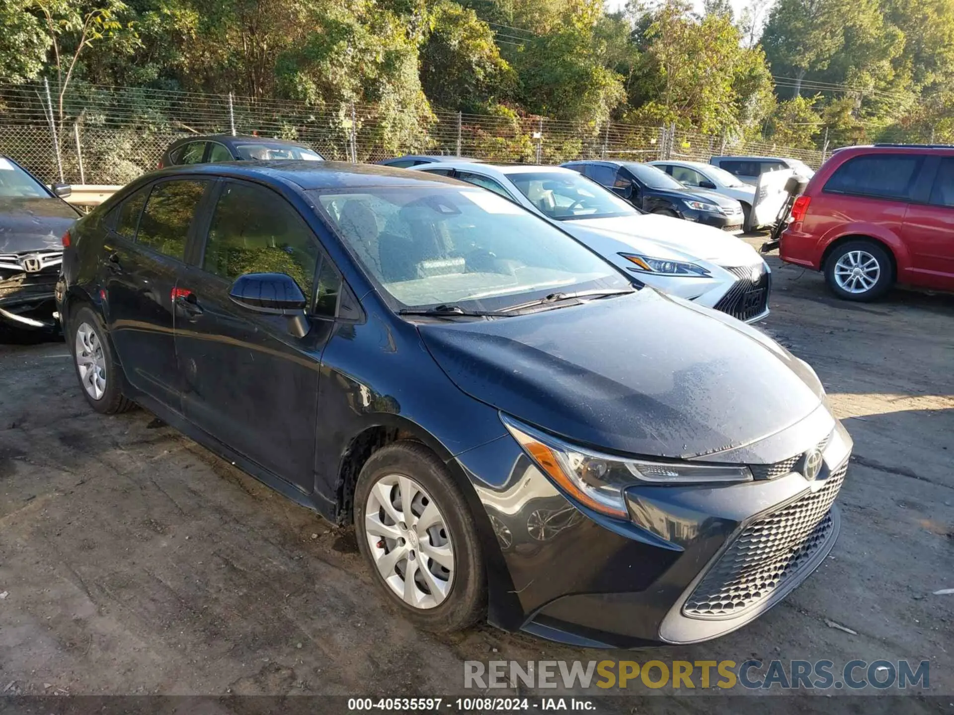 1 Photograph of a damaged car JTDEPMAE7MJ148567 TOYOTA COROLLA 2021