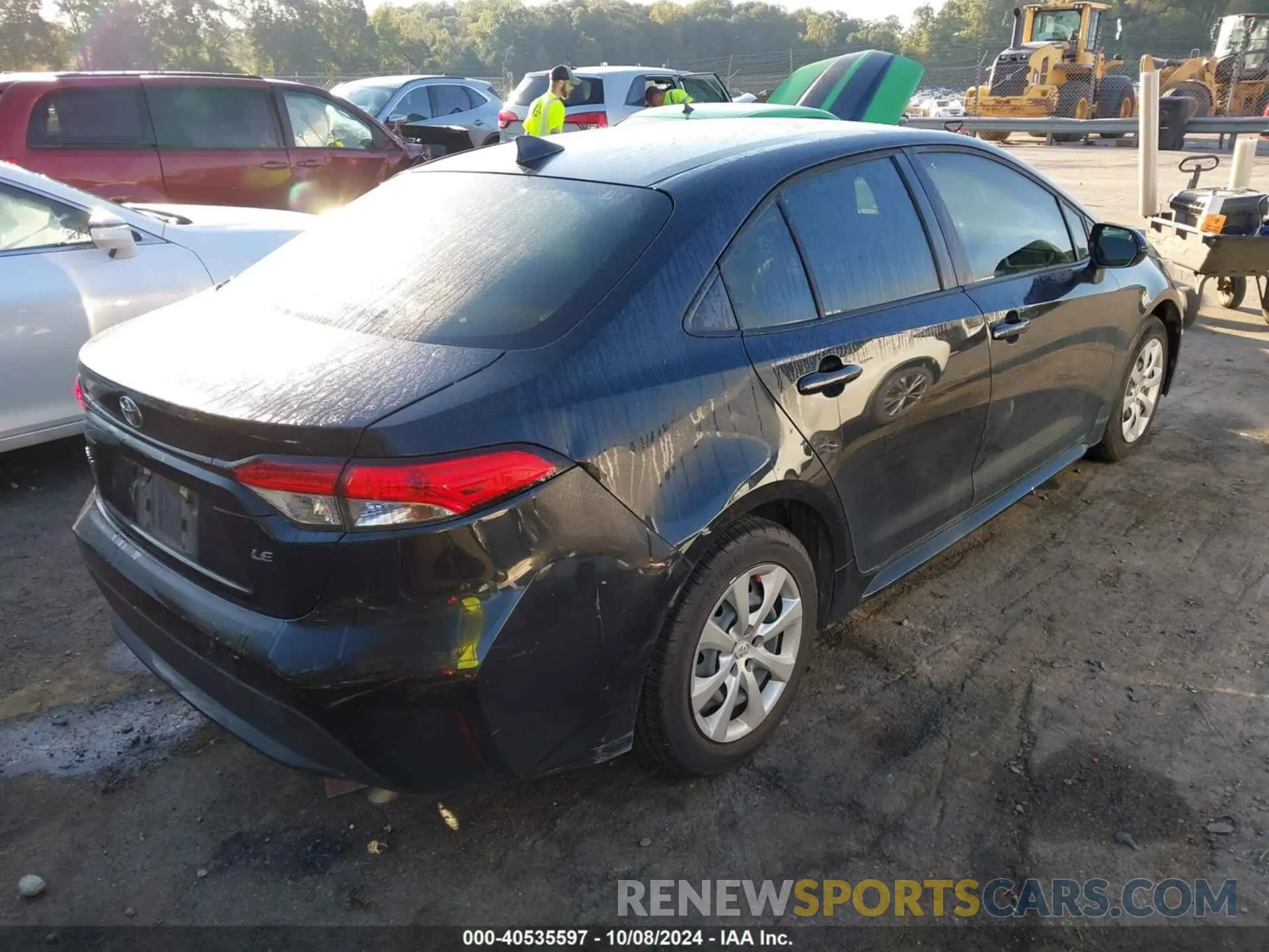 4 Photograph of a damaged car JTDEPMAE7MJ148567 TOYOTA COROLLA 2021