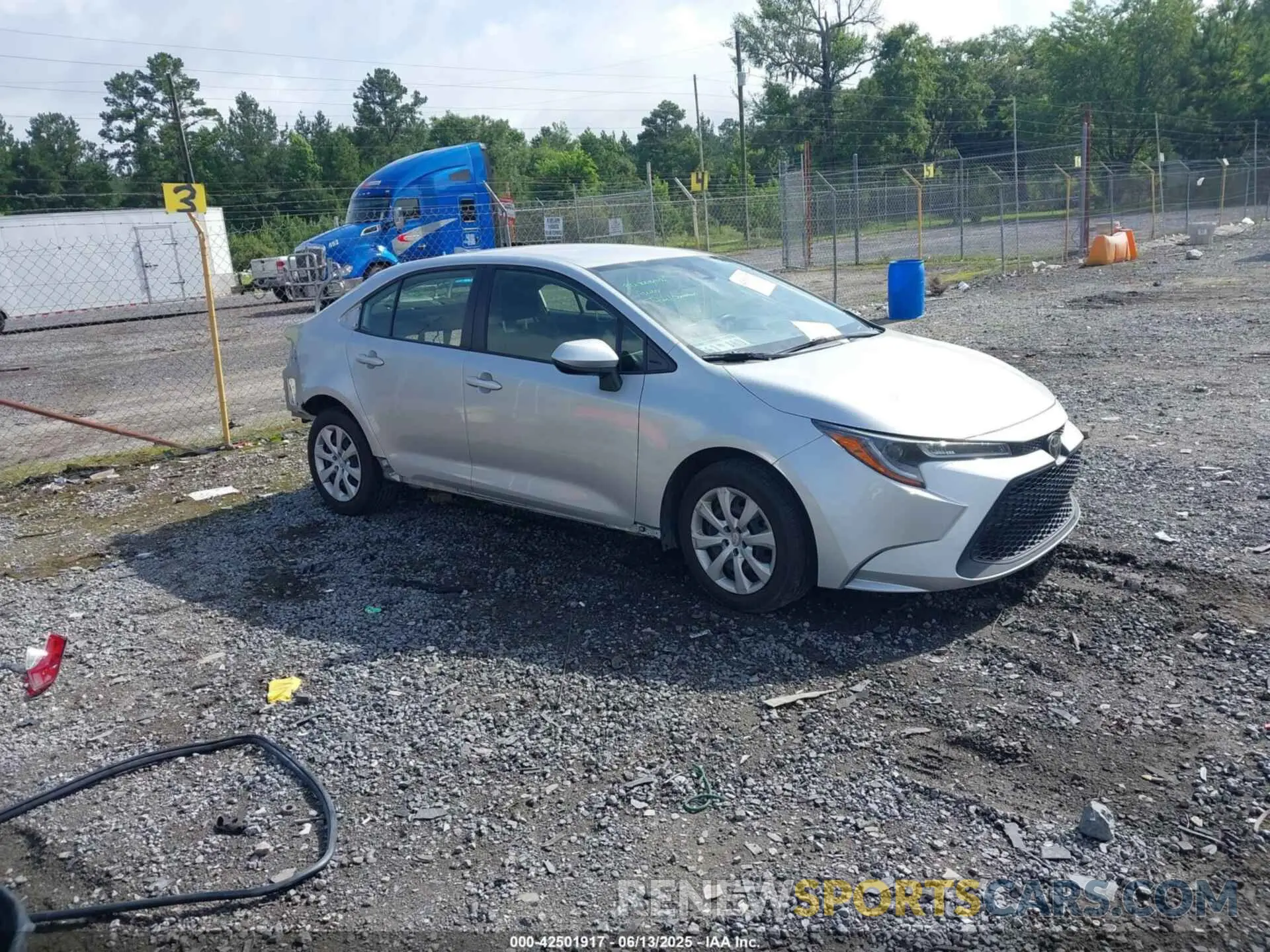 1 Photograph of a damaged car JTDEPMAE7MJ149024 TOYOTA COROLLA 2021