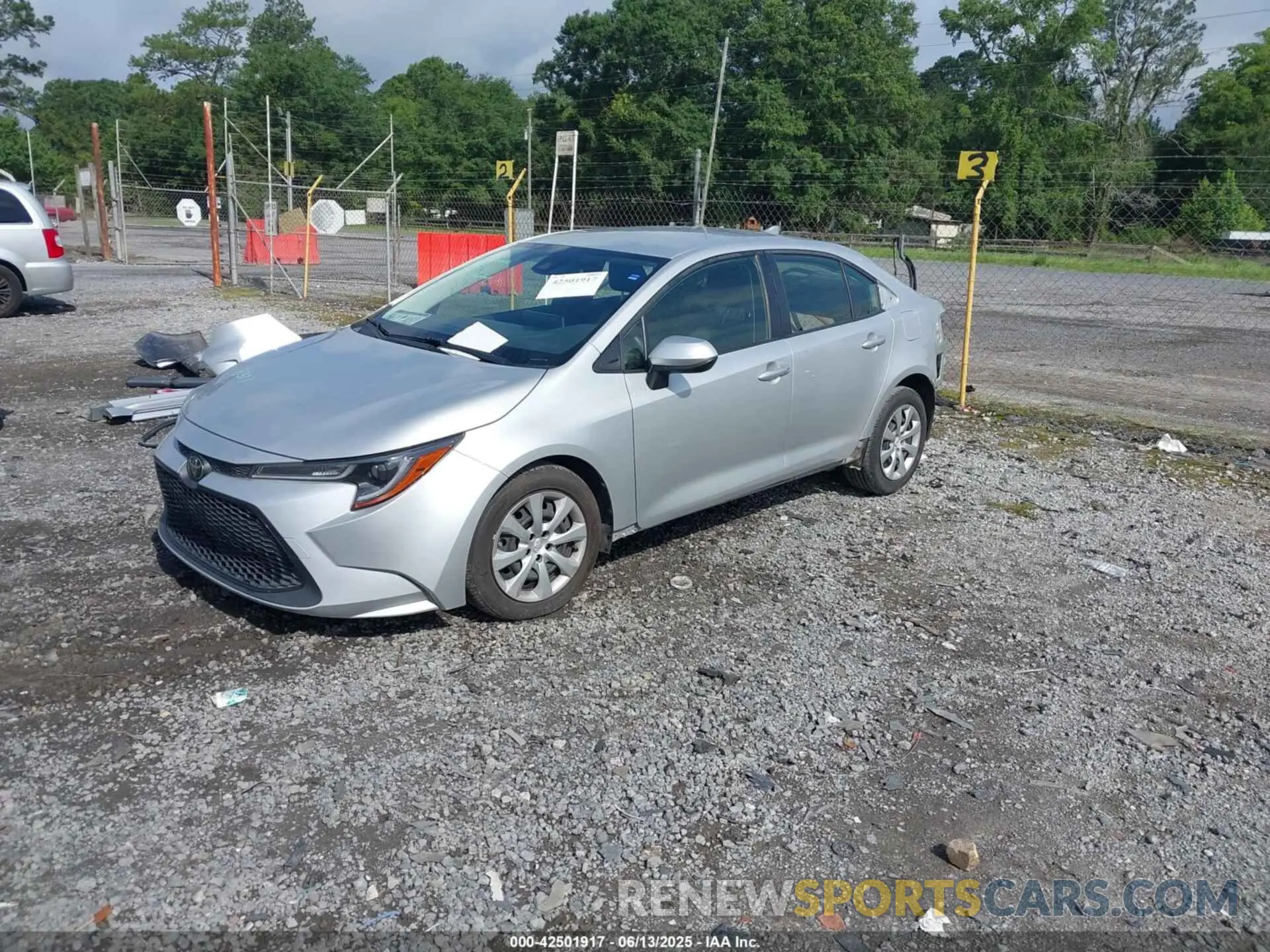 2 Photograph of a damaged car JTDEPMAE7MJ149024 TOYOTA COROLLA 2021