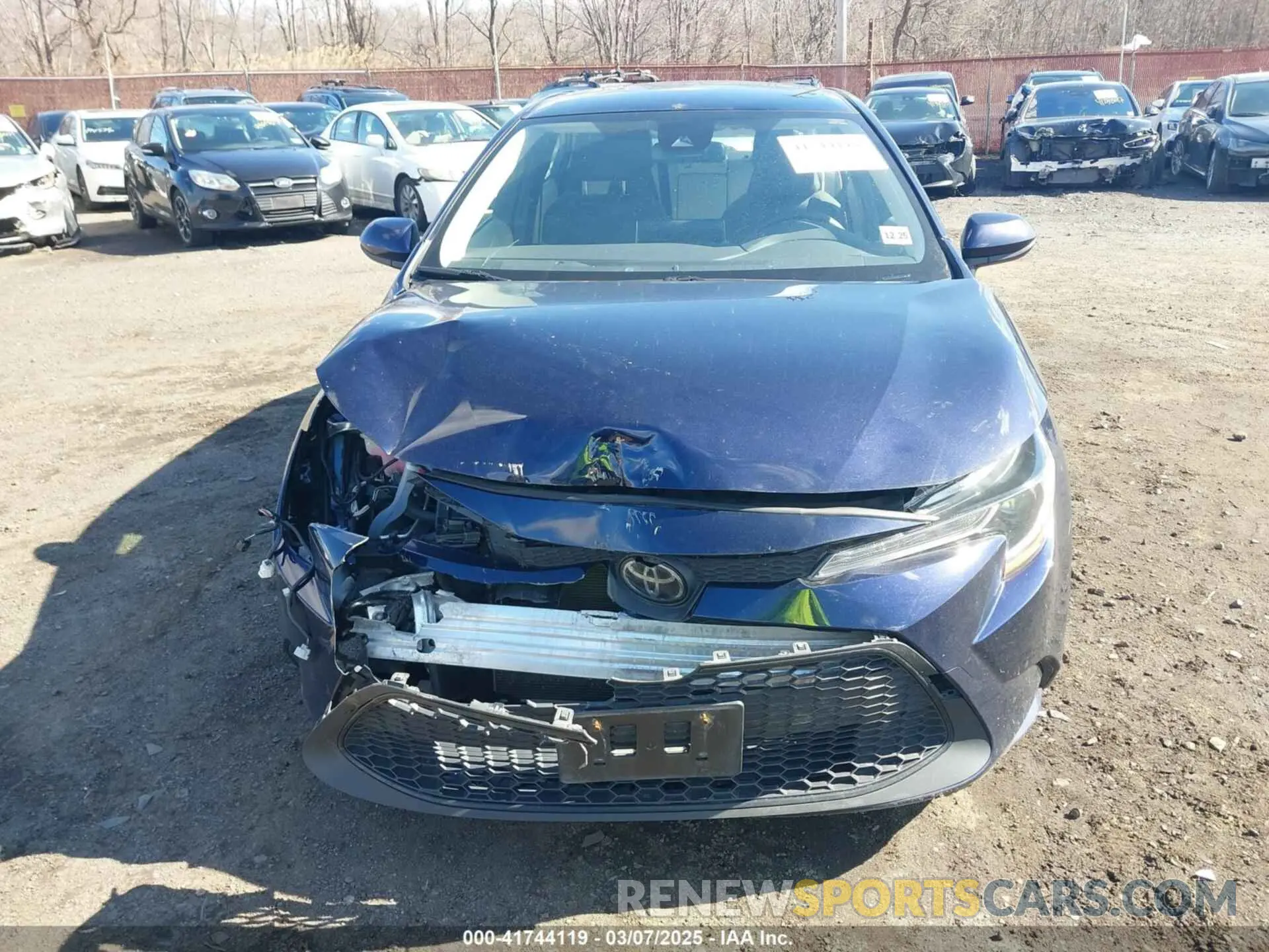 13 Photograph of a damaged car JTDEPMAE7MJ150092 TOYOTA COROLLA 2021